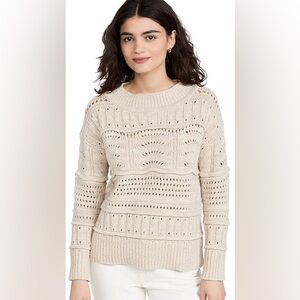 Club Monaco Beige Textured Knit Sweater